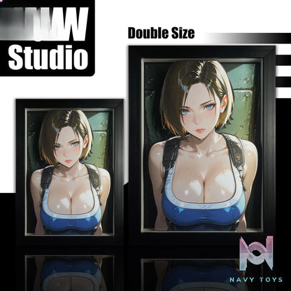 B&W Studio – Jill Valentine 3D Decorative Painting Resident Evil