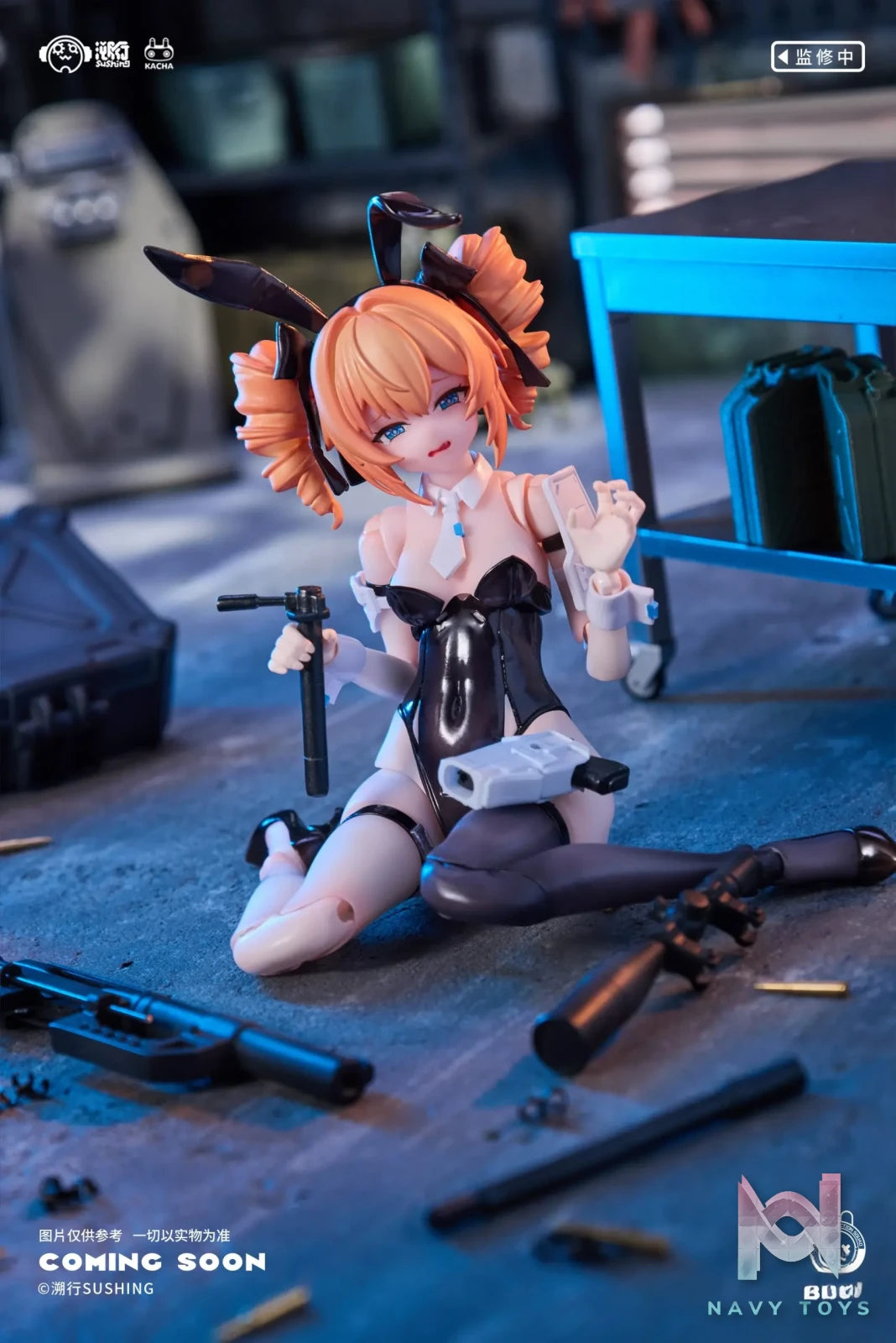 Sushing Studio – Bunny Rapid Action Squad Sniper Leoni 1/12 Scale Posable Figure (Licensed)
