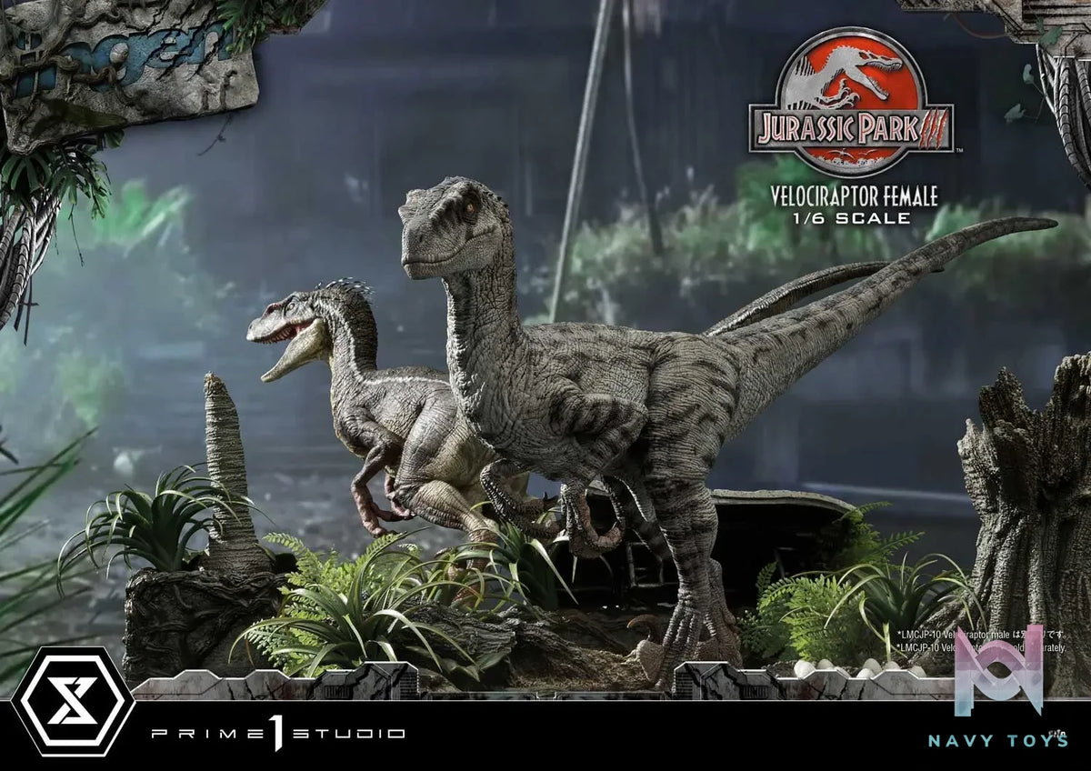 Prime 1 Studio – Legacy Museum Collection Jurassic Park III (Film) Velociraptor Female LMCJP-11 LMCJP-11S (Licensed)