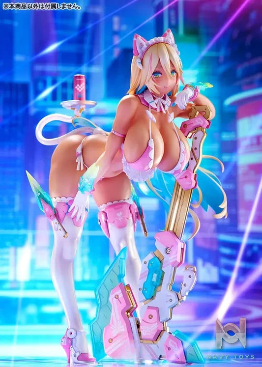 QuesQ – Meido-Busou: Ax Prototype Arms and Equipment Sweet Gyaru Camouflage Ver. 1/7 Complete Figure (Licensed)