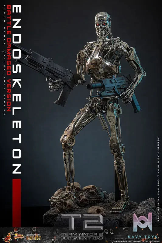 HOTTOYS – Movie Masterpiece DIECAST 1/6 Endoskeleton (Battle Damage) MMS840D77 (Licensed)