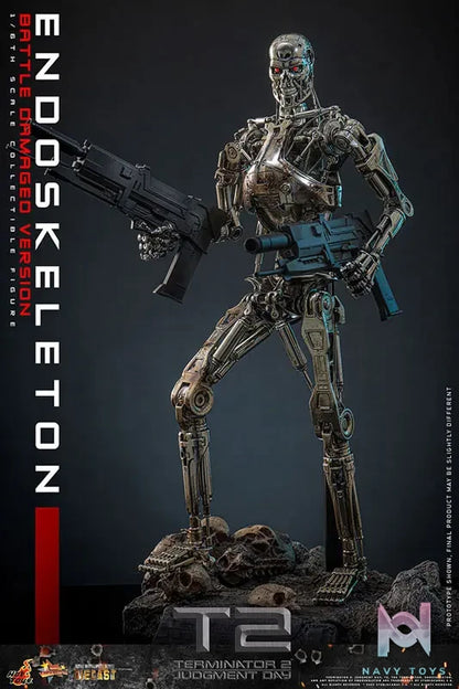 HOTTOYS – Movie Masterpiece DIECAST 1/6 Endoskeleton (Battle Damage) MMS840D77 (Licensed)