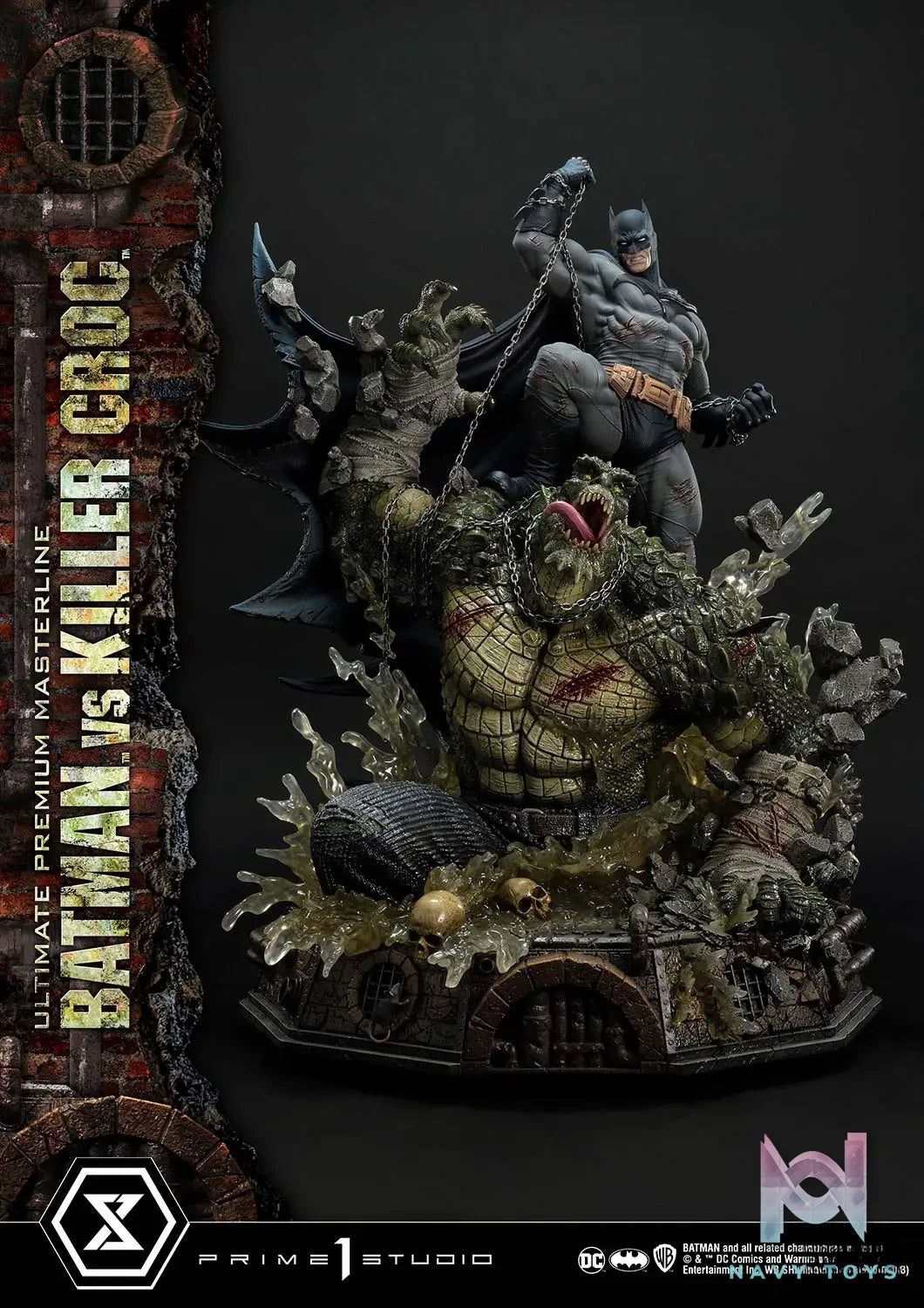 Prime 1 Studio – Ultimate Premium Masterline Batman (Comics) Batman Versus Killer Croc UPMDC-07 UPMDC-07DX UPMDC-07DXS (Licensed)