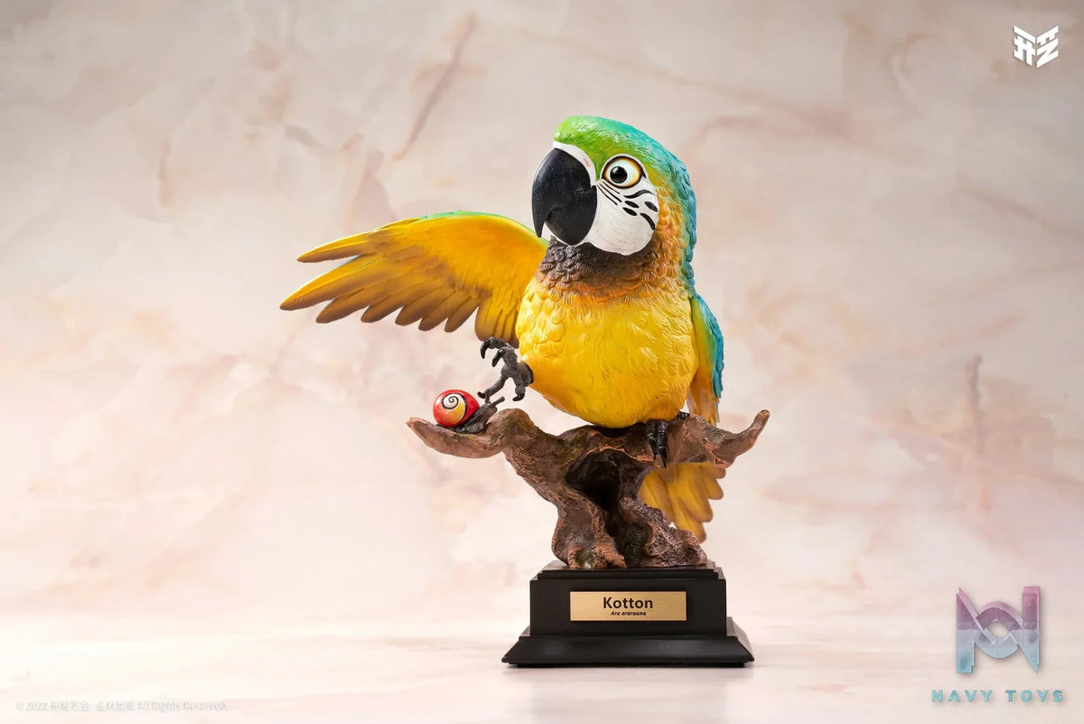 Xing Tou Yi He Studio – Jungle Catalog 001 Ara ararauna Blue-and-yellow Macaw Kotton (Licensed)