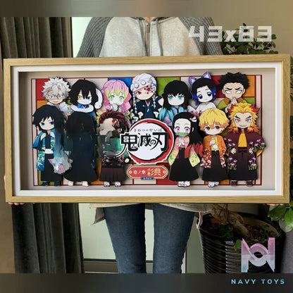 KALA HOME Studio – Demon Slayer Multiple Characters #05 3D Decorative Painting