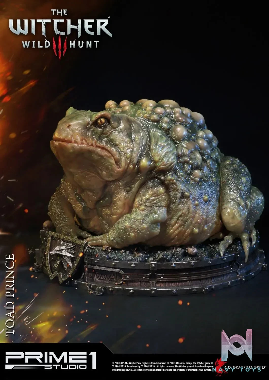 Prime 1 Studio – Premium Masterline The Witcher 3: Wild Hunt Toad Prince PMW3-05 PMW3-05GL (Licensed)