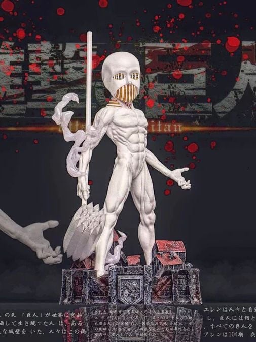 War Hammer Titan - Attack On Titan - Warhead Studio resin statue warhead studio anime figure