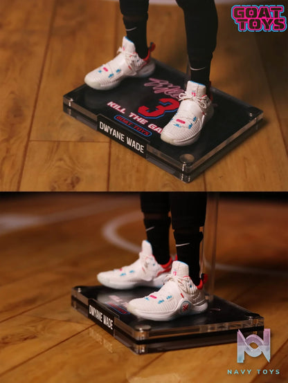 Goat Toys Studio – Dwyane Wade Game-Winner vs Warriors Set – Miami Heat