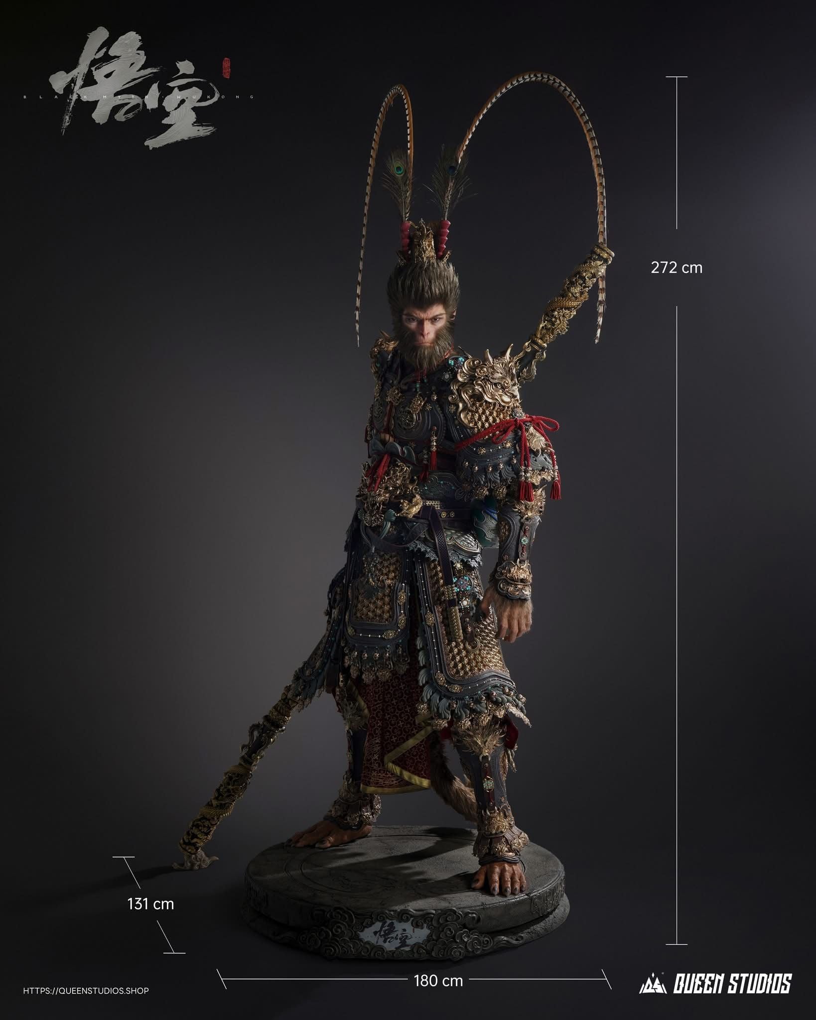 The Destined One 1/1 - Black Myth: Wukong - Queen Studio resin statue Queen Studio anime figure