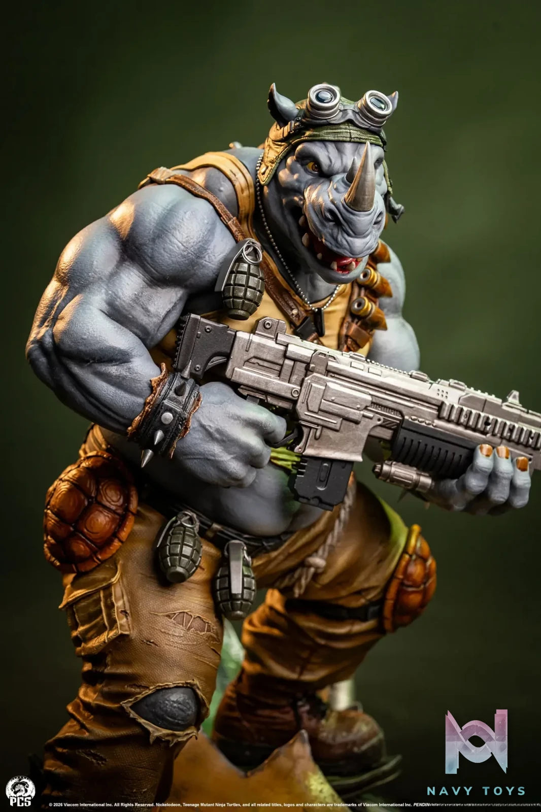 Premium Collectibles Studio – TMNT Legends Rocksteady 1/3 Scale Statue (Licensed)