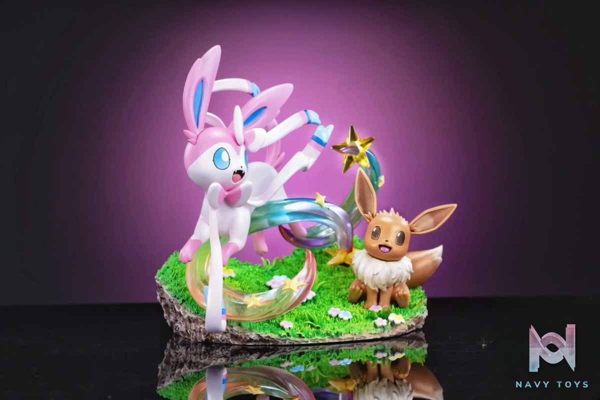 Digital Monster Studio – Pokémon Eevee Family GK Series #8 Sylveon and Eevee