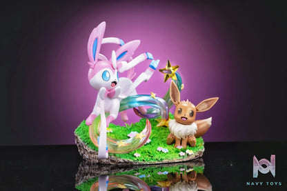 Digital Monster Studio – Pokémon Eevee Family GK Series #8 Sylveon and Eevee