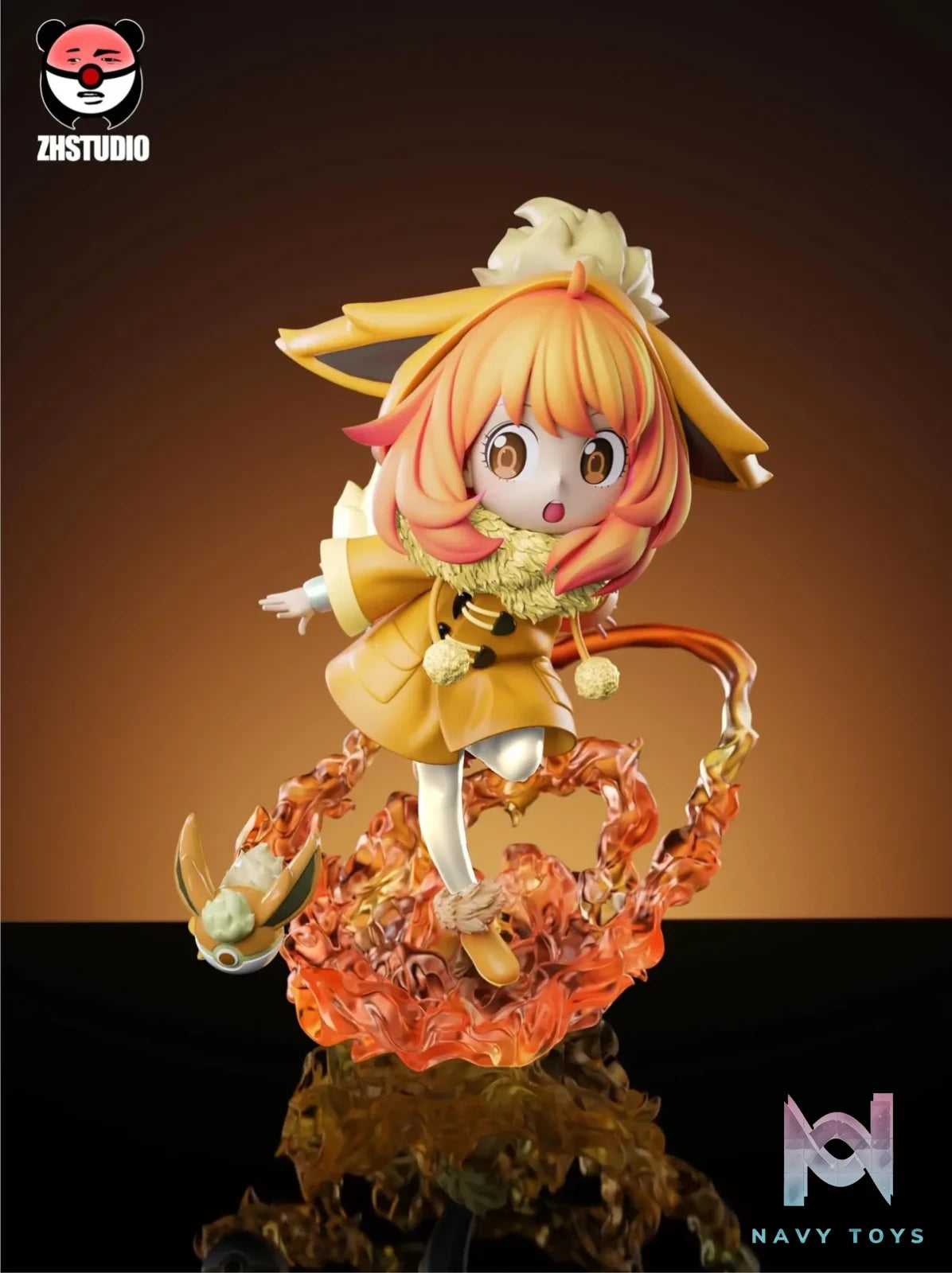 ZH Studio - Spy x Family Flareon Girl Anya Forger resin statue Navy Toys anime figure