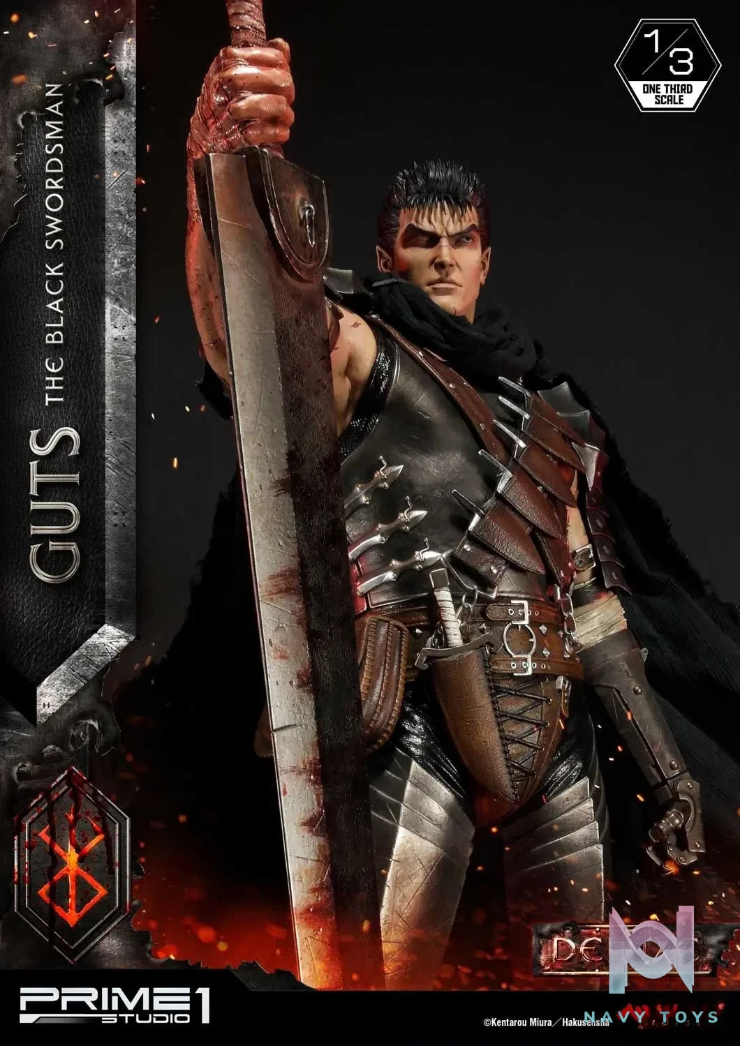 Prime 1 Studio – Museum Masterline Berserk Guts The Black Swordsman MMBR-01 MMBR-01DX (Licensed)