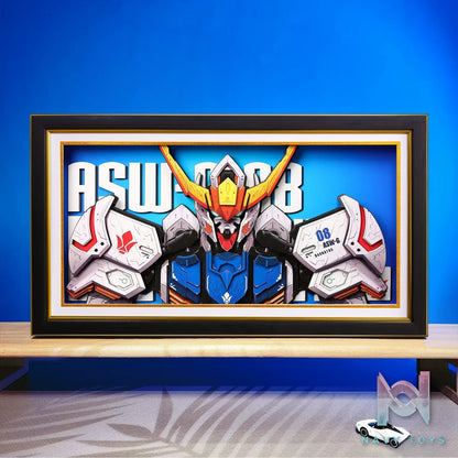 Yu Zhi Jiang Studio – Gundam Barbatos 3D Decorative Painting Gundam