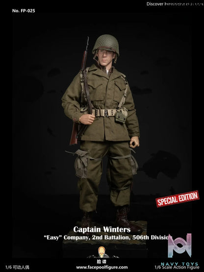 Facepoolfigure – Captain Winters “Easy” Company, 2nd Battalion, 506th Division 1/6 Action Figure FP025 (Licensed)