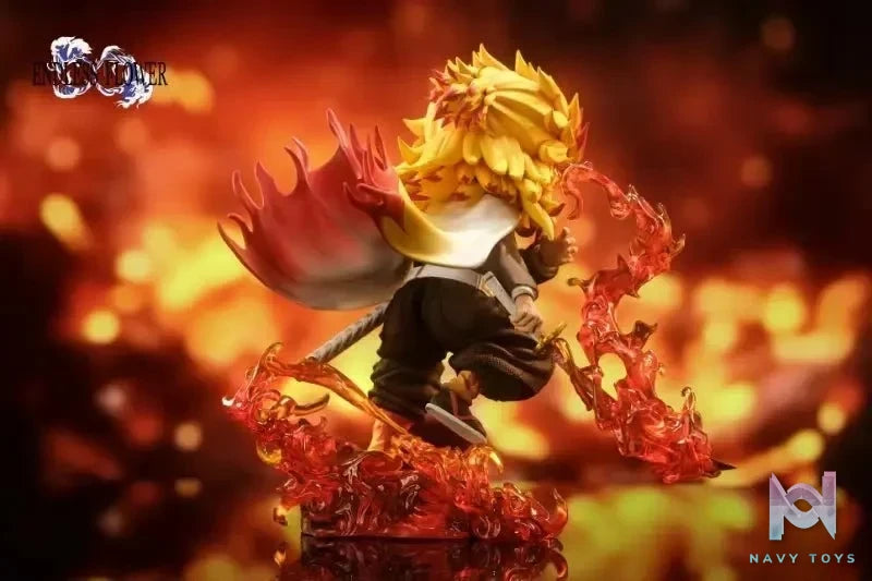 Endless Flower Studio - Demon Slayer 02 Kyojuro Rengoku resin statue Navy Toys anime figure