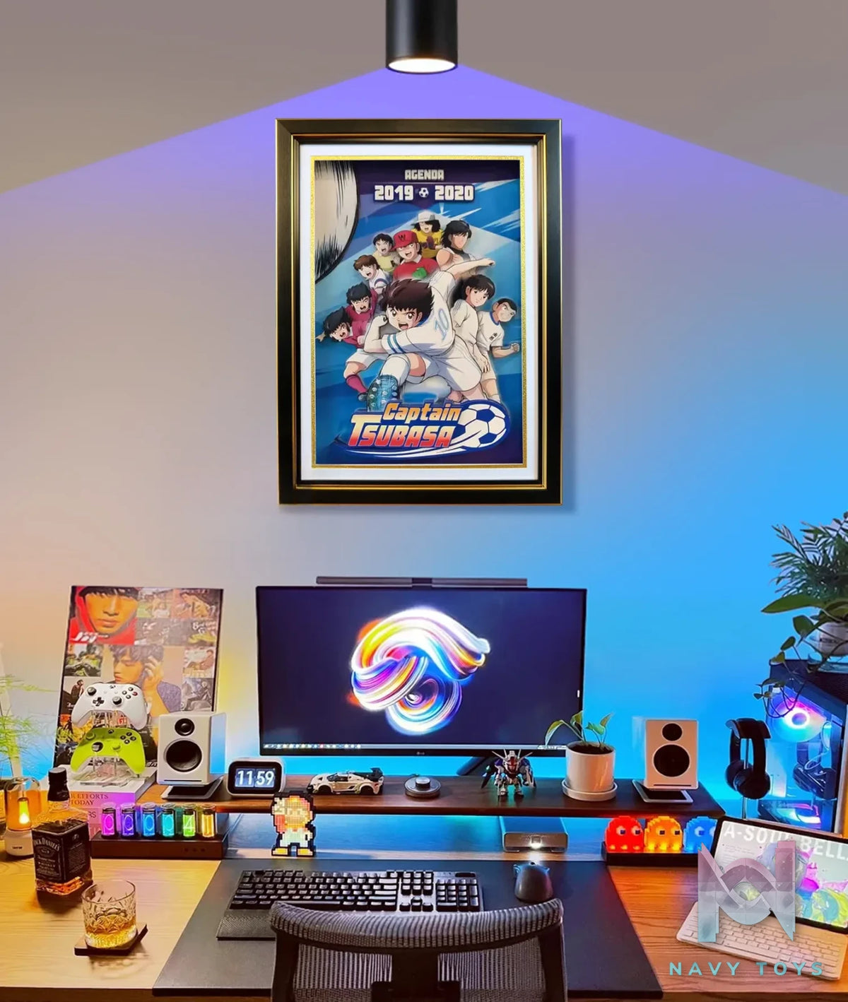 KALA HOME Studio – Captain Tsubasa Multiple Characters 3D Decorative Painting Captain Tsubasa