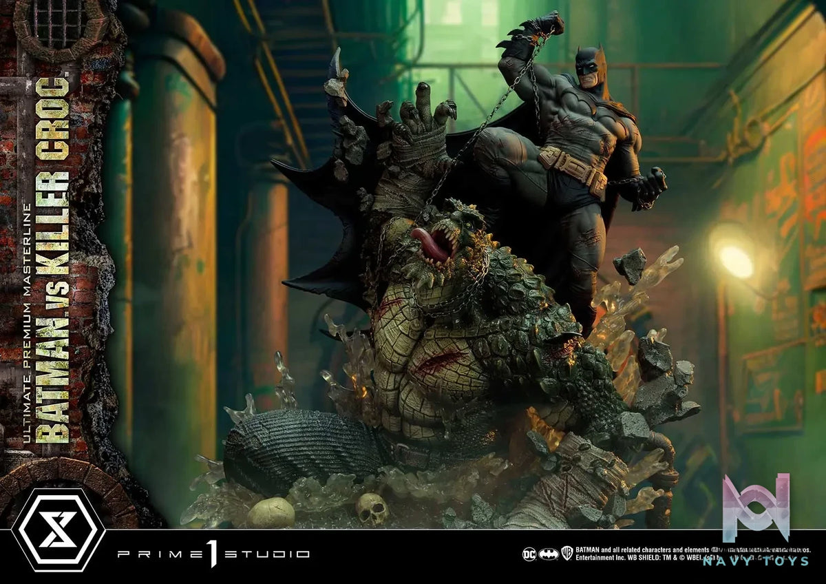 Prime 1 Studio – Ultimate Premium Masterline Batman (Comics) Batman Versus Killer Croc UPMDC-07 UPMDC-07DX UPMDC-07DXS (Licensed)