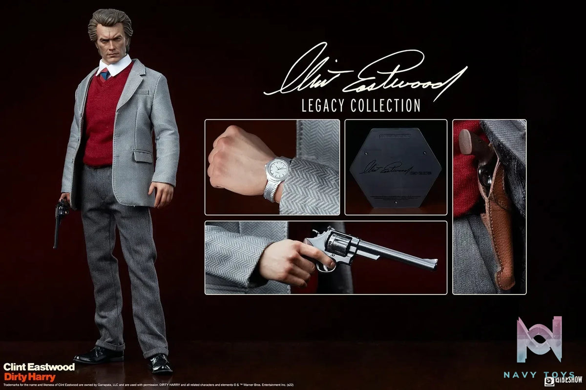 Sideshow Collectibles – Dirty Harry Harry Callahan 1/6 Scale Action Figure 100452 (Licensed)