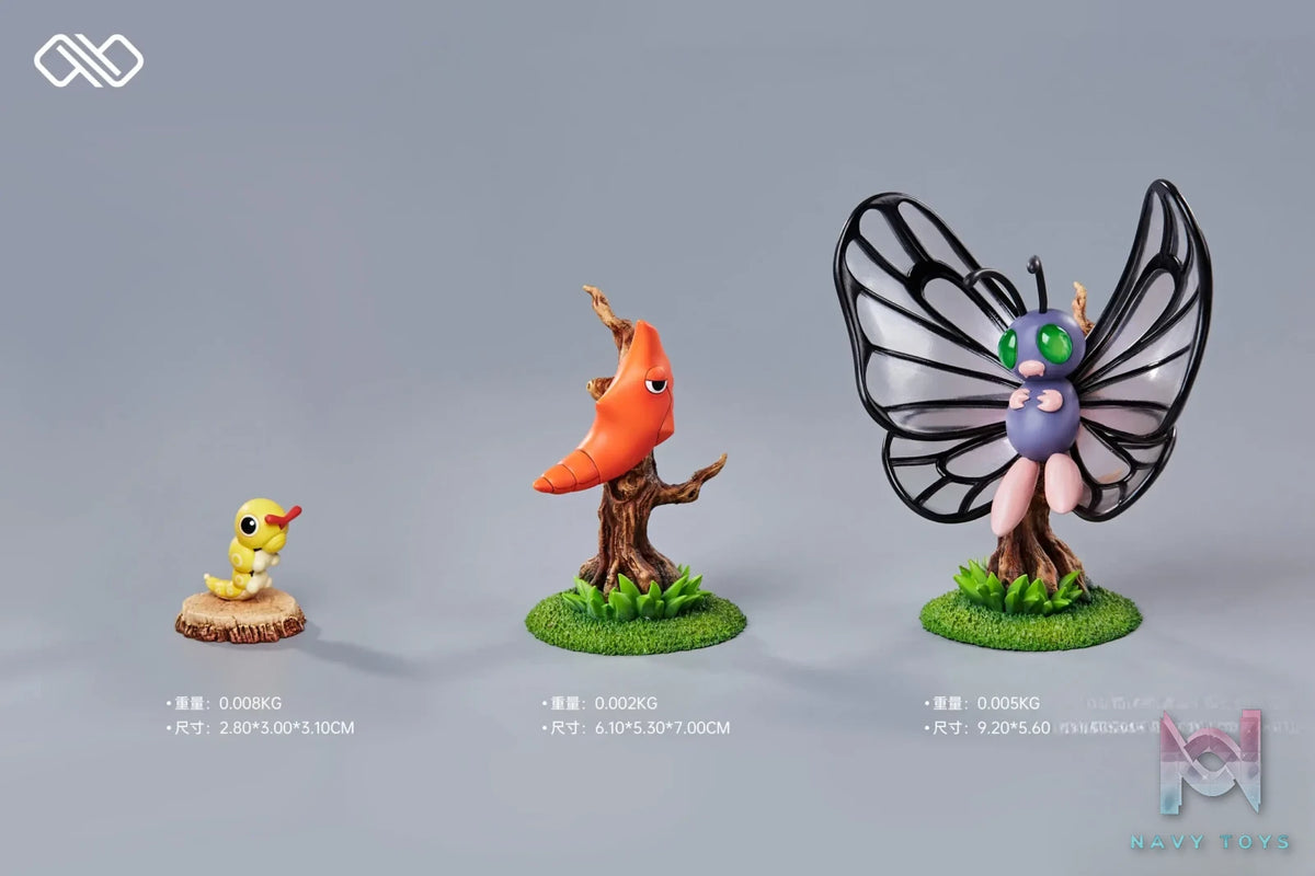 Infinite Studio – Pokemon Caterpie Evolution Group