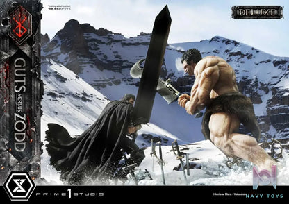 Guts versus Zodd UDMBR-01 UDMBR-01DX (Licensed) - Ultimate Diorama Masterline Berserk - Prime 1 Studio resin statue Navy Toys anime figure