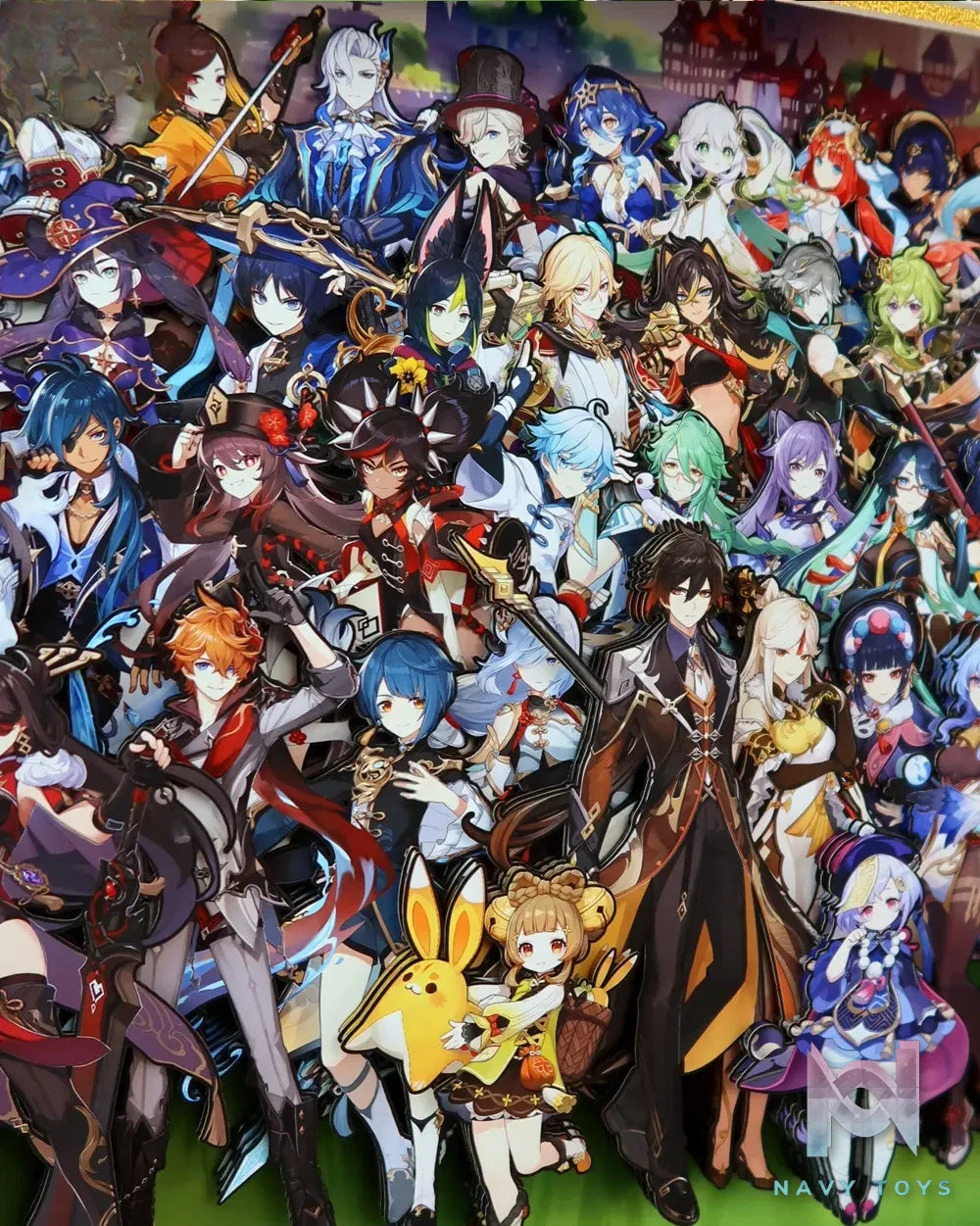 KALA HOME Studio – Genshin Impact Multiple Characters 3D Decorative Painting Genshin Impact