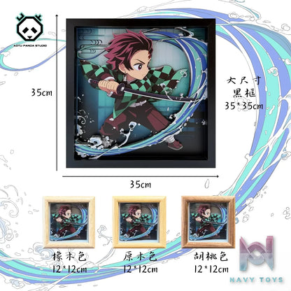 Aotupanda Studio – Tanjiro Kamado 3D Decorative Painting Demon Slayer