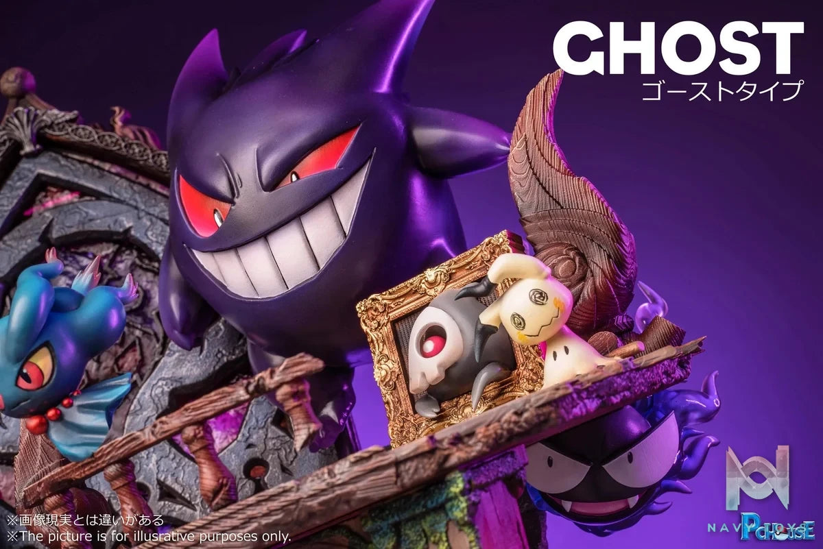 Ghost Pokemon resin statue pc house studio anime figure