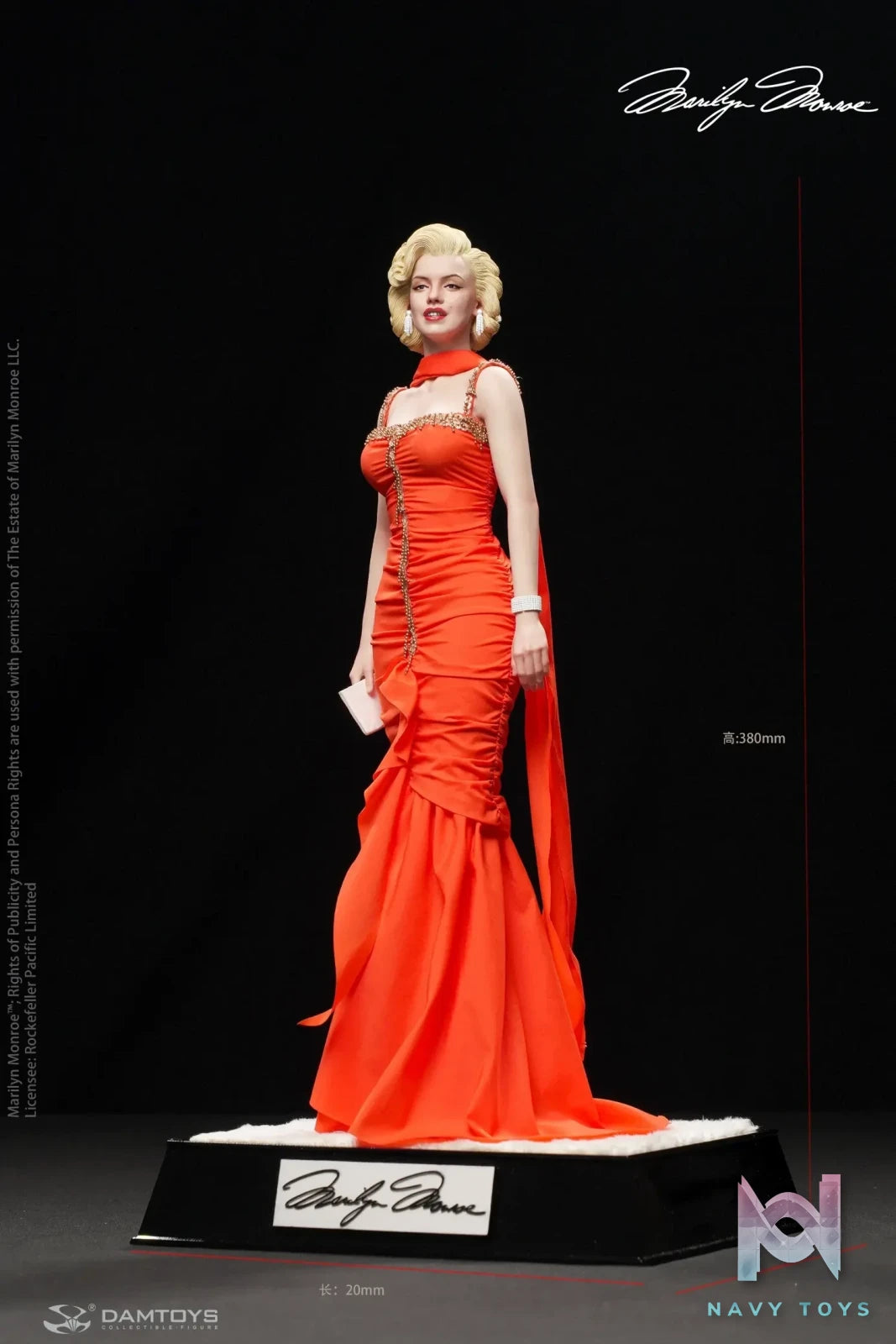 DAMTOYS Studio – Gentlemen Prefer Blondes Marilyn Monroe 1/6 Scale Realistic Statue CSX023 (Licensed)