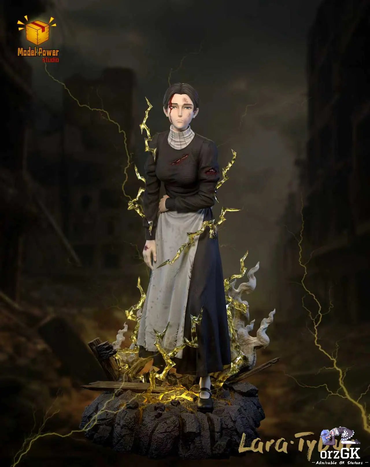 Model Power Studio - Lara Tybur Attack on Titan resin statue Navy Toys anime figure