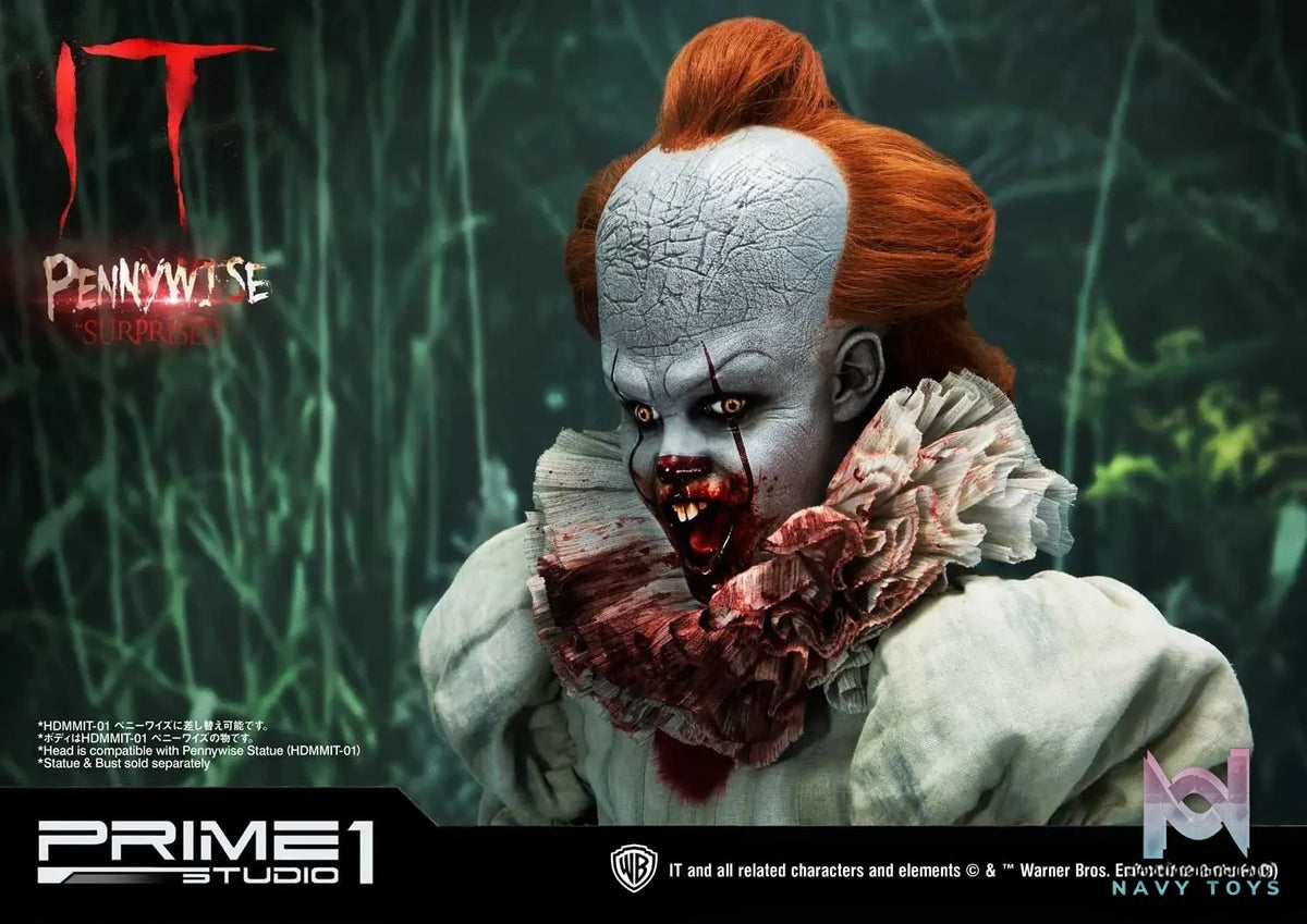 Prime 1 Studio – High Definition Bust IT (Film) Pennywise Head HDBIT-01 HDBIT-02 HDBIT-03 HDBIT-ALL (Licensed)