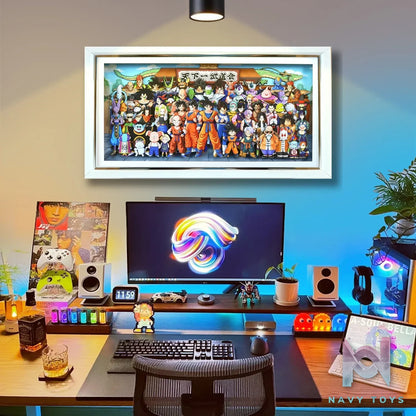 KALA HOME Studio – Dragon Ball Multiple Characters #02 3D Decorative Painting Dragon Ball