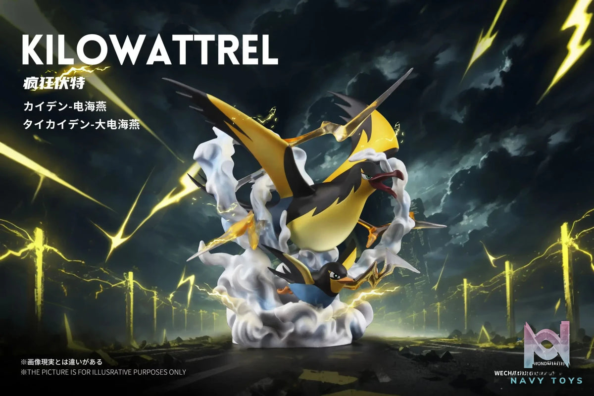 Wonder Studio – Pokemon Wattrel Evolution Group
