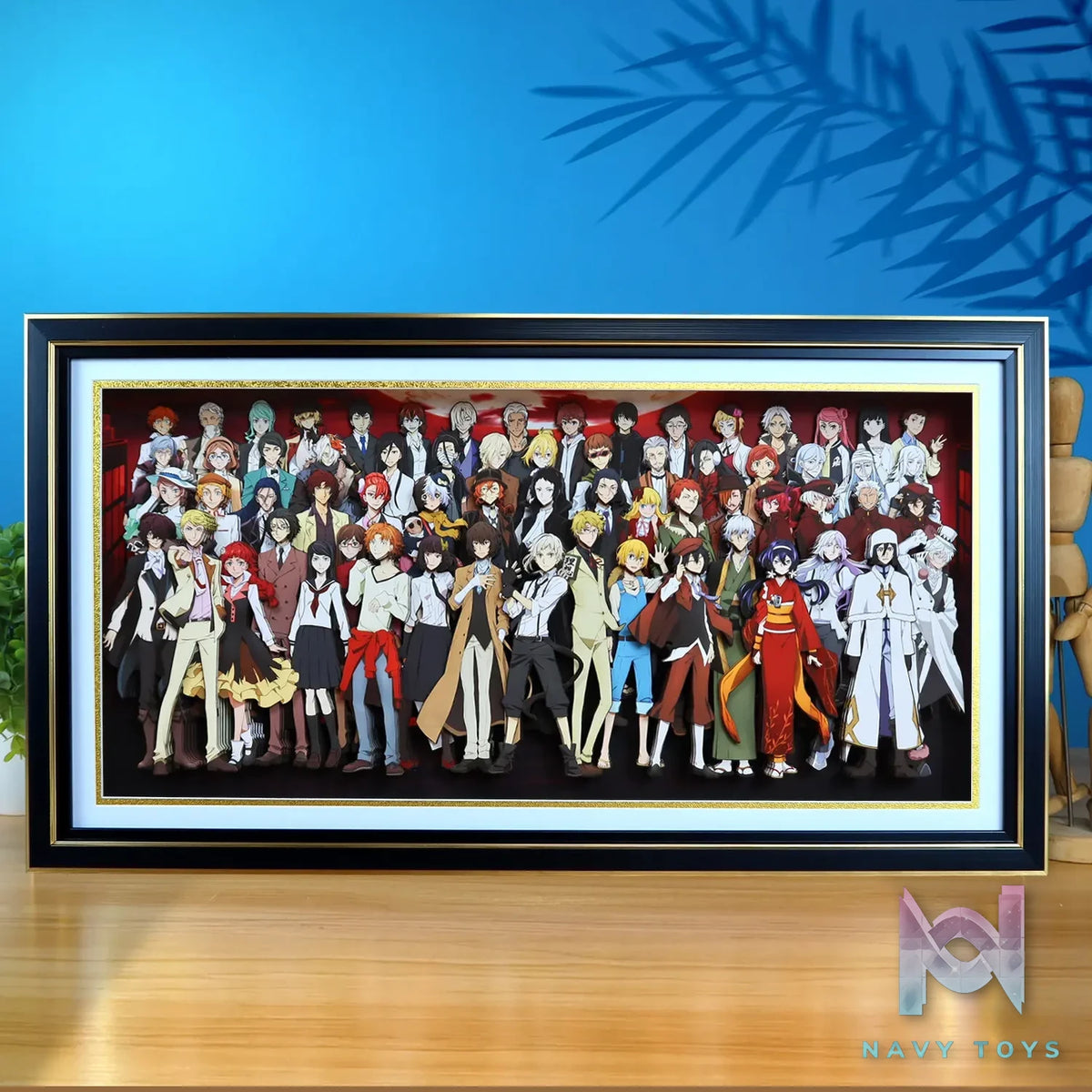 KALA HOME Studio – Bungo Stray Dogs Multiple Characters #03 3D Decorative Painting Bungo Stray Dogs