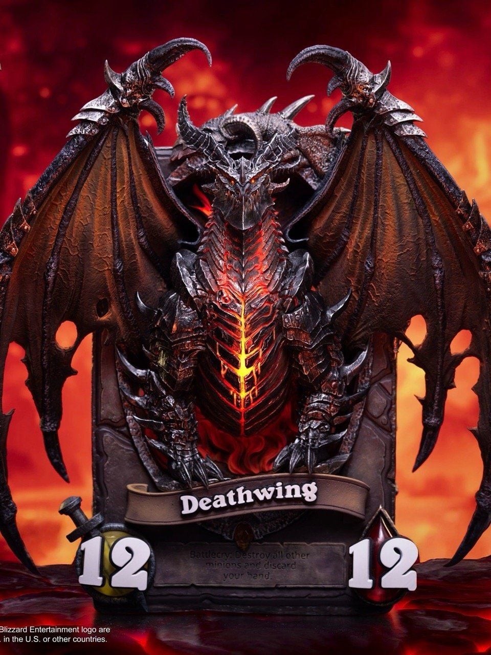 Deathwing Art - Heartstone - Blizzard Entertainment & HEX Collectibles resin statue Blizzard Hearthstone anime figure