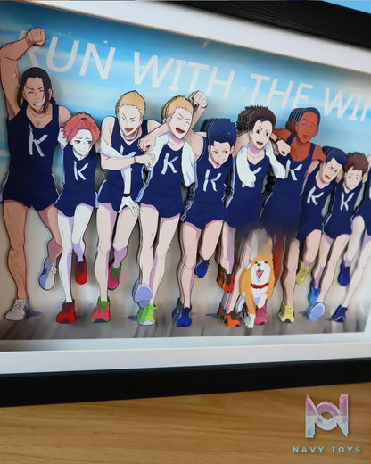 KALA HOME Studio – Run with the Wind Multiple Characters #02 3Decorative Painting Run with the Wind