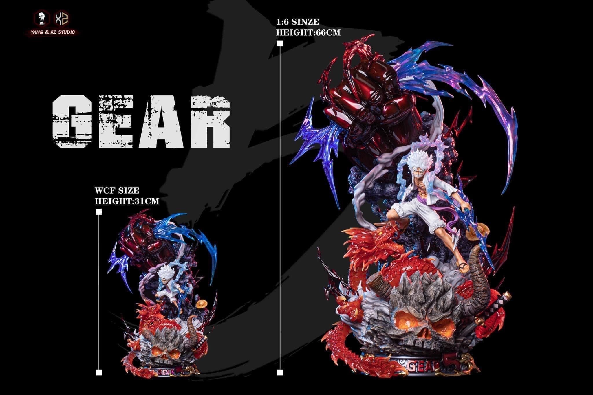 Luffy Nika resin statue Yang x XZ Studio anime figure