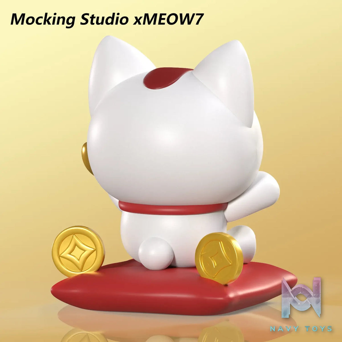 Zhu Yi Wan Jia Studio X Meow7 Studio – chiikawa Usagi cos Turbo Granny Lucky Cat Figurine