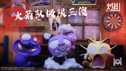 CM Studio – Pokémon Yakisoba Studio Pokémon Sand Sculpture Series #1 – Team Rocket Ultimate Three Idiots