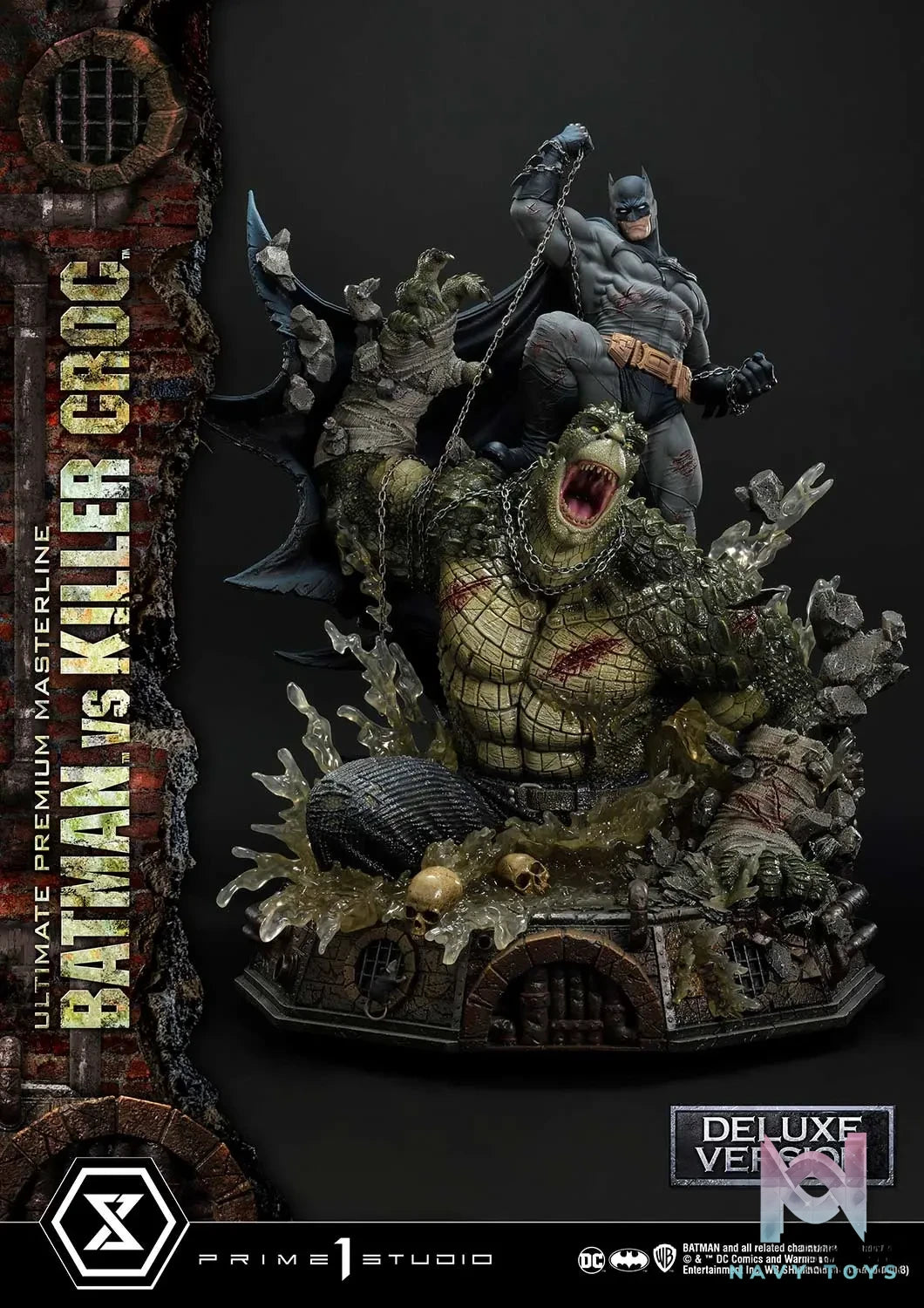 Prime 1 Studio – Ultimate Premium Masterline Batman (Comics) Batman Versus Killer Croc UPMDC-07 UPMDC-07DX UPMDC-07DXS (Licensed)