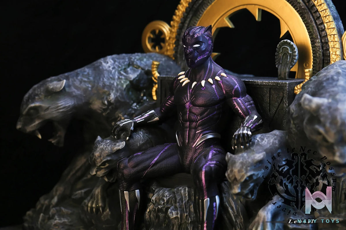 Levill studio – Black Panther on Throne