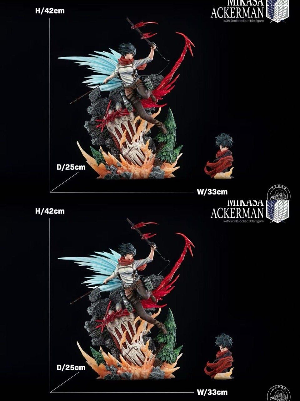 Mikasa Ackerman - Attack on Titan - Cedar Studio resin statue Cedar Studio anime figure