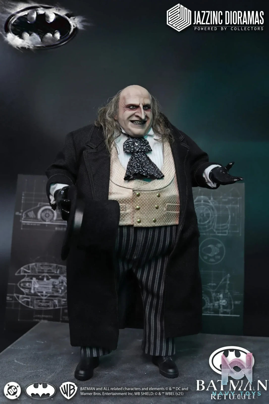 Jazzinc Dioramas Studio – The Mayor Penguin (Batman Returns) 1/6 Scale Figure (Licensed)