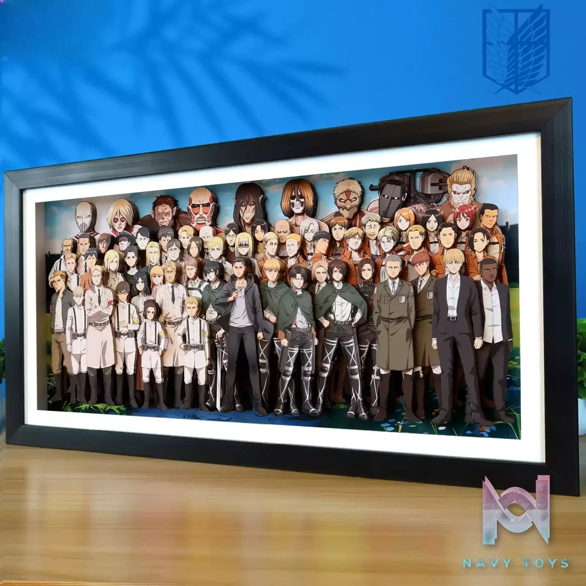 KALA HOME Studio – Attack on Titan Multiple Characters #05 Titan 3D Decorative Painting