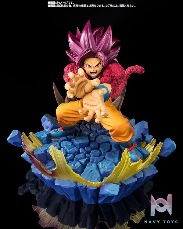 BANDAI – TAMASHII Dragon Ball Finished Model Figure ZERO Super Battle Super Saiyan 4 Son Goku DAIMA (Licensed)