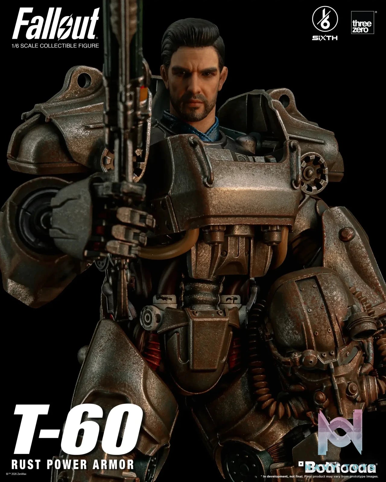 Threezero – Fallout 1/6 T-60 Rust Power Armor 3Z10050W0 (Licensed)