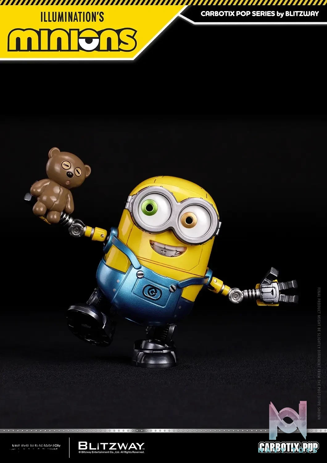 BLITZWAY – Carbotix Pop Minions BW-CA-11401 BW-CA-11402 BW-CA-11403 BW-CA-11404 (Licensed)