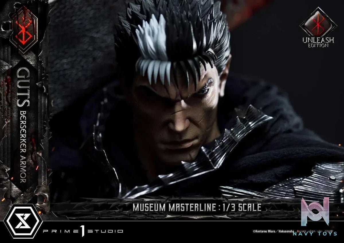 Armor Unleash Edition MMBR-02 MMBR-02DX MMBR-02DXS (Licensed) - Museum Masterline Berserk Guts Berserker - Prime 1 Studio resin statue Navy Toys anime figure