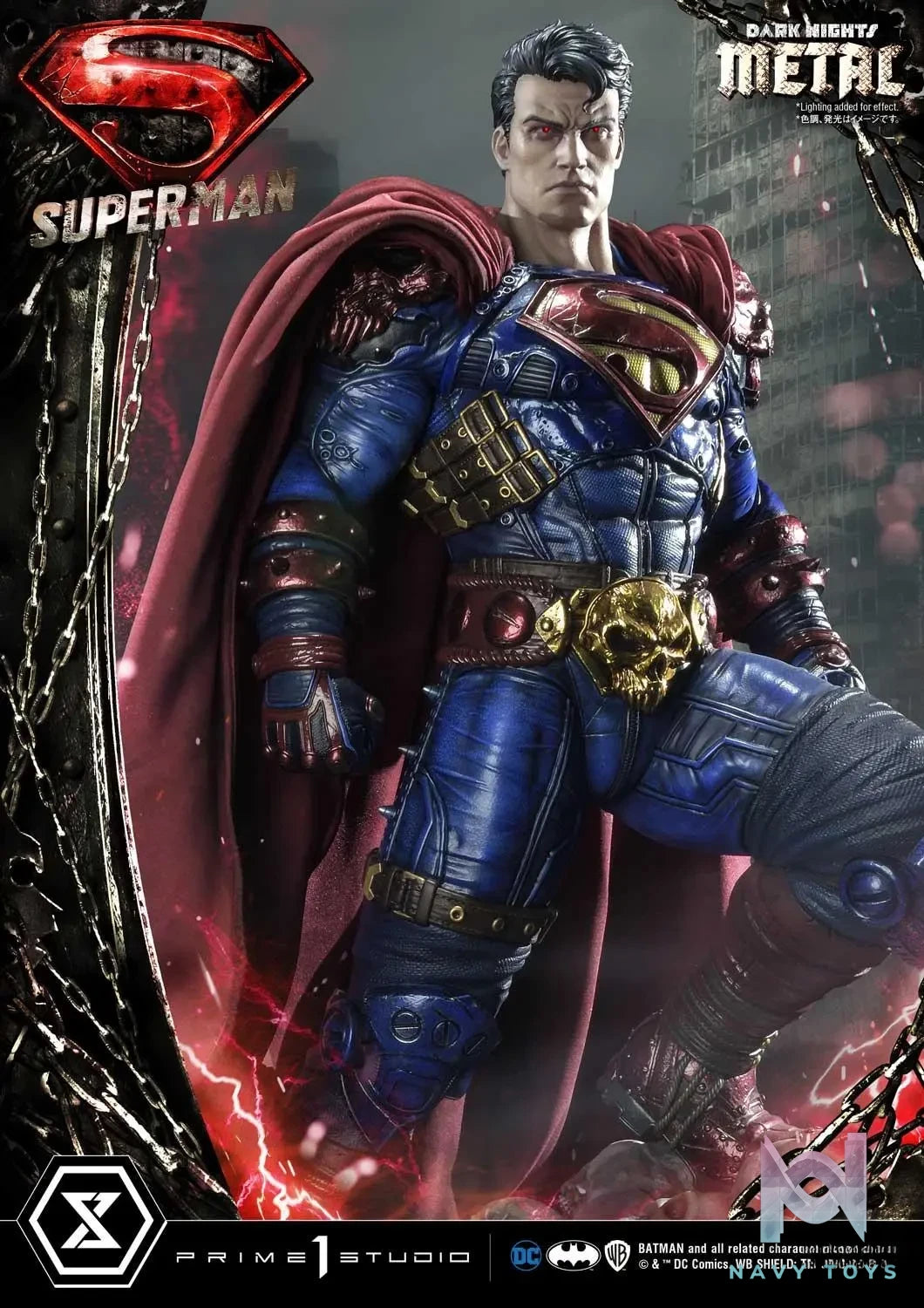 Prime 1 Studio – Museum Masterline Dark Nights: Metal (Comics) Superman MMDCMT-08 MMDCMT-08DX MMDCMT-08DXS MMDCMT-08BL(Licensed)